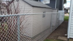 White Chainlink Mesh