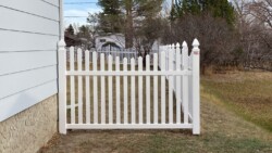 5' scalloped PVC with Gothic Caps