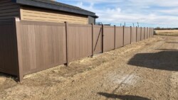 6' Walnut Colour PVC