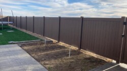 6' Walnut Colour PVC