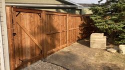 Brown Pressure Treated Wood