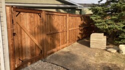 Brown Pressure Treated Wood