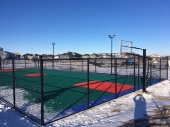 Court Black Chainlink