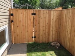 Cedar Wood Fence and Gate