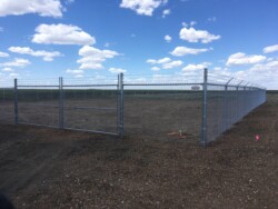 6' Chainlink + Barbed Wire