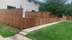 Brown Pressure Treated Wood