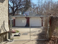 Single Rolling Chainlink Gate