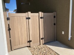 Green Teak PVC Gates