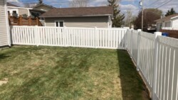 Semi Private 6" picket PVC