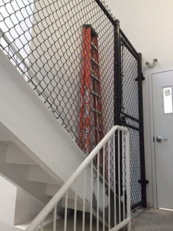 Black Chainlink Enclosure