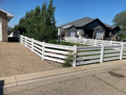 Ranch Rail PVC w. Top Cap